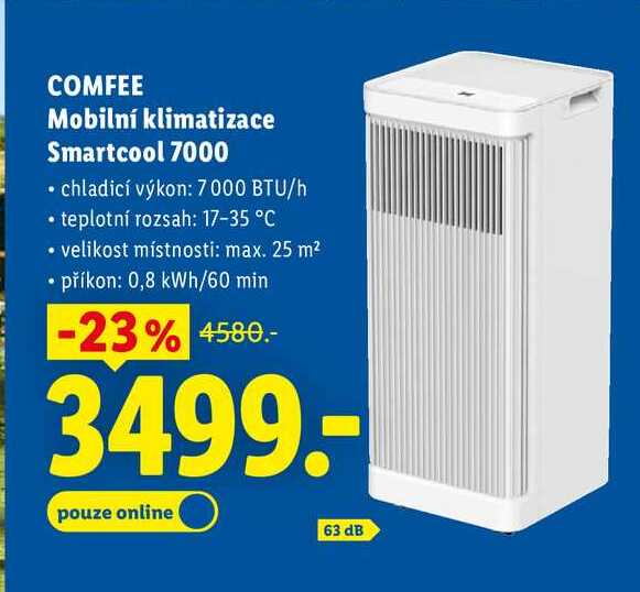 COMFEE Mobilní klimatizace Smartcool 7000 