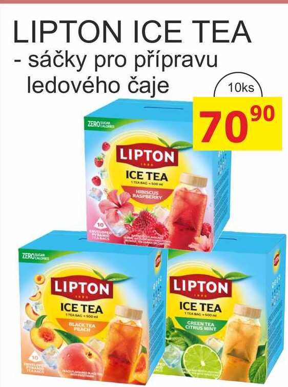 LIPTON ICE TEA - sáčky pro přípravu ledového čaje 10ks