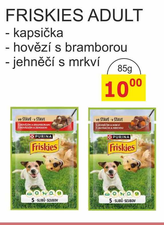 FRISKIES kapsička pro psy 85g