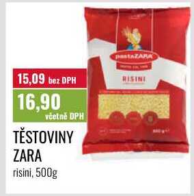 TĚSTOVINY ZARA, 500g 
