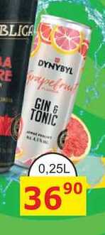 DYNYBYL GIN & TONIC 0,25L míchaný nápoj plech