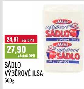 SÁDLO VÝBĚROVÉ ILSA, 500g