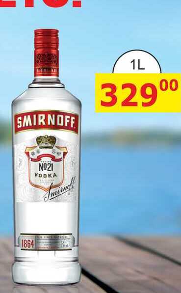 Smirnoff Vodka 1l