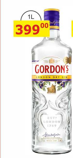 Gordon's London Dry Gin 1L 