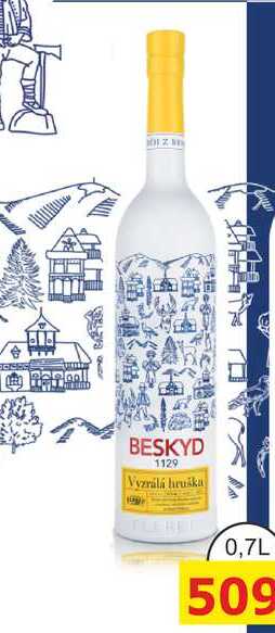 FLERET Beskyd 1129 Vyzrálá hruška 0,7l 35%