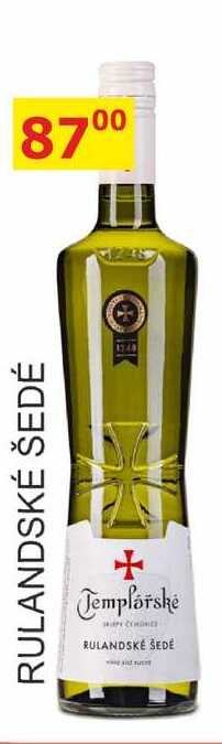 Templářské sklepy 0,75l RULANDSKÉ ŠEDÉ 