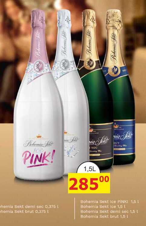 Bohemia Sekt Ice PINK! 1,5L