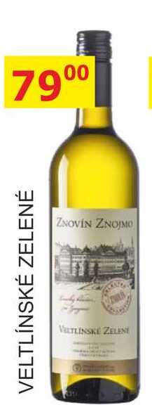 ZNOVÍN ZNOJMO VELTLÍNSKÉ ZELENÉ 0,75L
