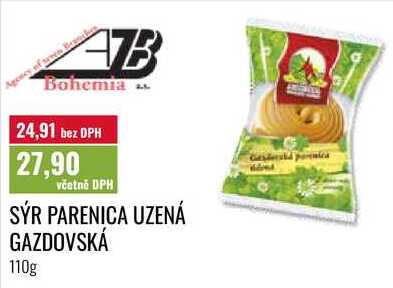 SÝR PARENICA UZENÁ GAZDOVSKÁ, 110g  