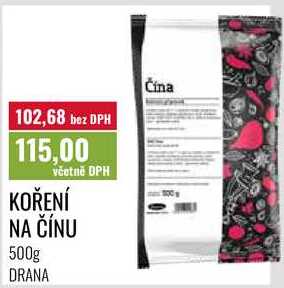 KOŘENÍ NA ČÍNU, 500g