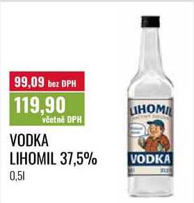 VODKA LIHOMIL 37,5% 0,5l