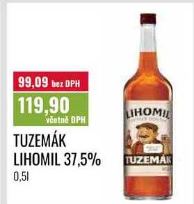 TUZEMÁK LIHOMIL 37,5% 0,5l 