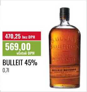 BULLEIT 45% 0,7l