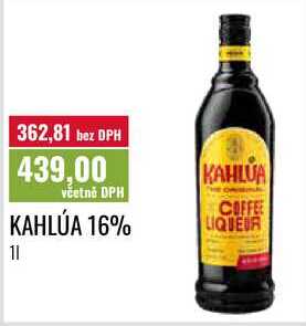 KAHLÚA 16% 1l 