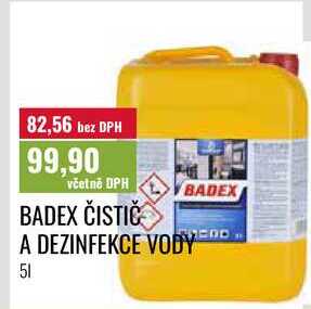 BADEX ČISTIČ A DEZINFEKCE VODY, 51