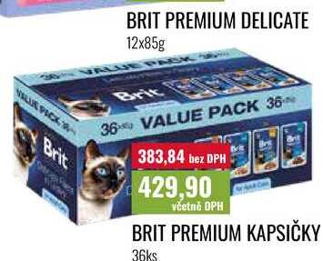 BRIT PREMIUM KAPSIČKY, 36ks