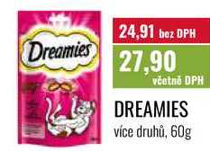 DREAMIES, více druhů, 60g