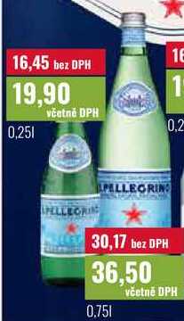 S.PELLEGRINO 0,25l, 0,75l