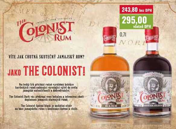 THE COLONIST RUM 0,7l