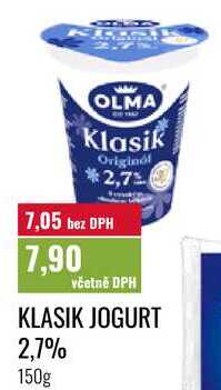OLMA Klasik Originál 2,7%, 150g 