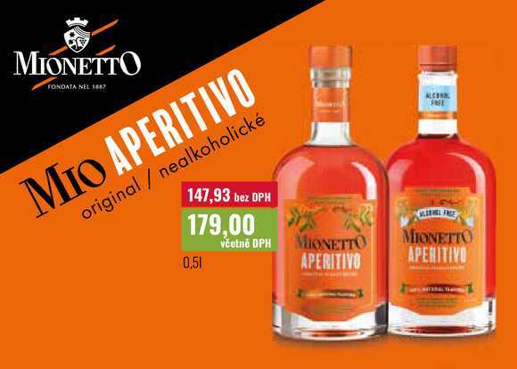 MIO APERITIVO original / nealkoholické 0,5l