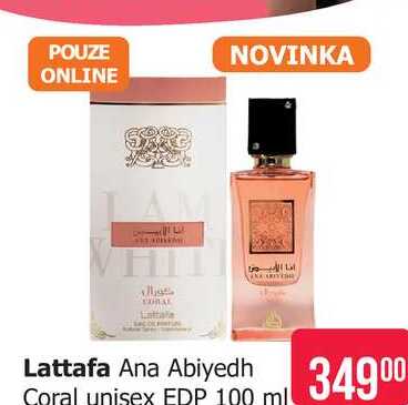 Lattafa Ana Abiyedh Coral unisex EDP 100 ml
