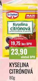 KYSELINA CITRÓNOVÁ 80g 
