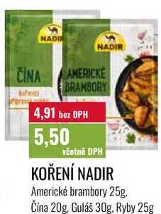 KOŘENÍ NADIR