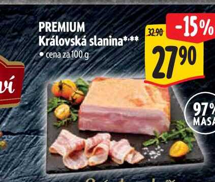  PREMIUM Královská slanina 100 g