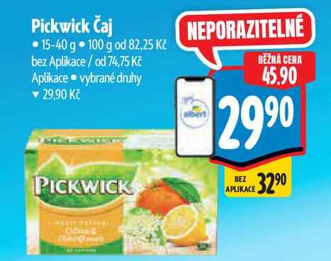 Pickwick Čaj 15-40 g