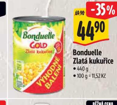  Bonduelle Zlatá kukuřice 440 g  