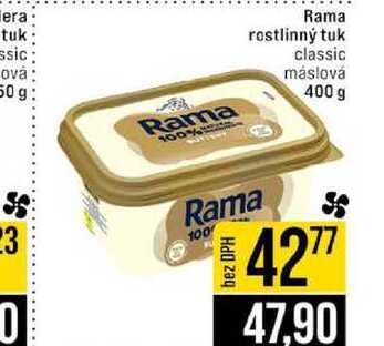Rama rostlinný tuk classic máslová 400 g