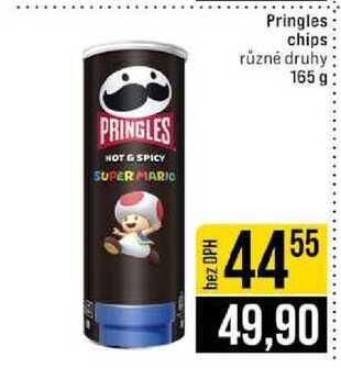 Pringles chips různé druhy 165 g
