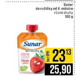 Sunar do rucicky 100% měsíce různé druhy 100 g