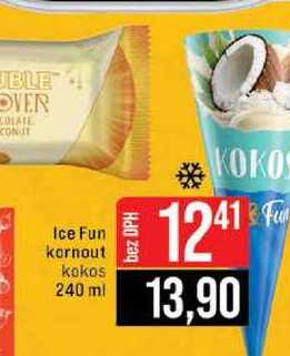 Ice Fun kornout kokos 240 ml