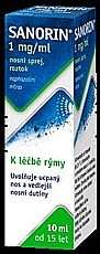 Sanorin 1 mg/ml nosní sprej, roztok
