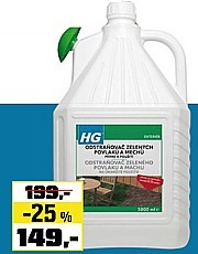 HG ODSTRAŇOVAČ ZELENÝCH POVLAKŮ 5 L