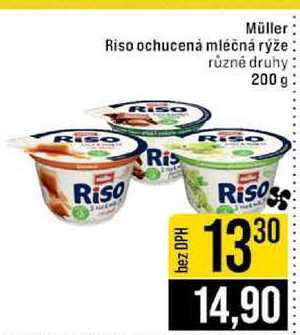 Müller Riso ochucená mléčná rýže různé druhy 200 g