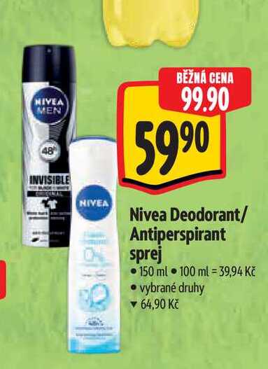 Nivea Deodorant/ Antiperspirant sprej 150 ml