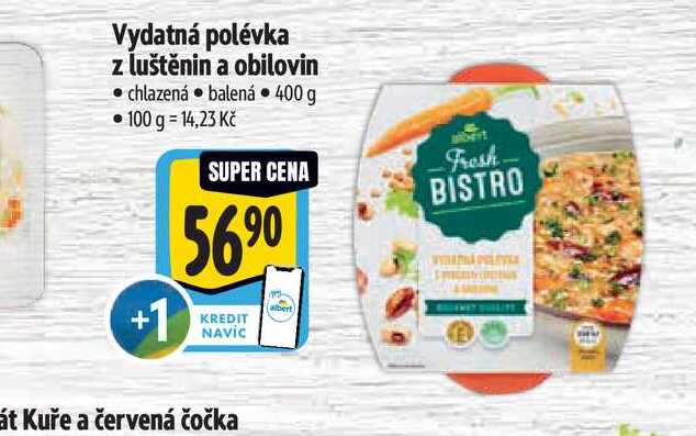 Vydatná polévka z luštěnin a obilovin balená 400 g
