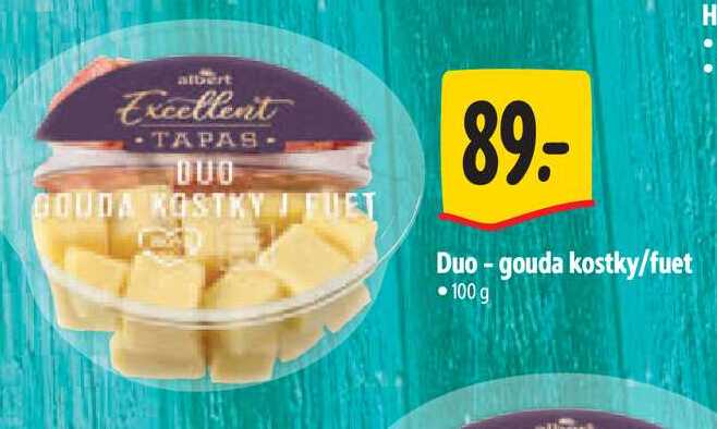 Duo - gouda kostky/fuet 100 g
