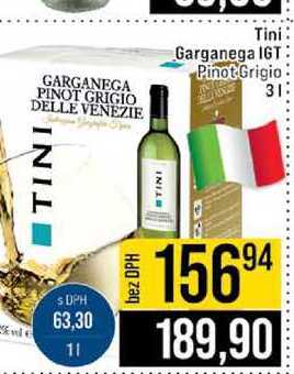 Tini Garganega IGT Pinot Grigio 3l