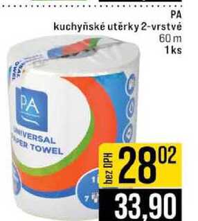 PA kuchyňské utěrky 2-vrstvé 60 m 1ks 