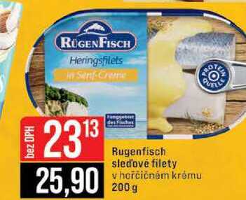 Rugenfisch sledové filety v hořčičnem krému 200 g 