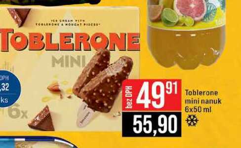Toblerone mini nanuk 6x50 ml