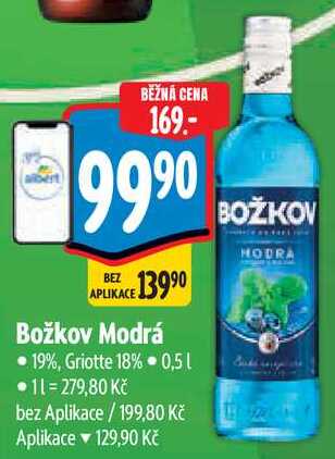 Božkov Modrá, 0,5 l
