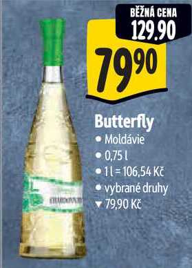 Butterfly, 0,75 l