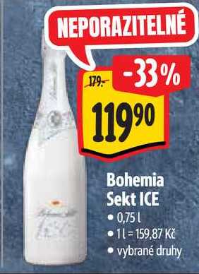Bohemia Sekt ICE, 0,75 l