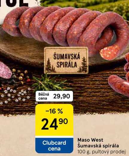 Maso West Šumavská spirála, 100 g