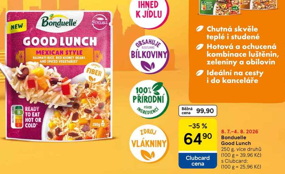 Bonduelle Good Lunch, 250 g, více druhů 